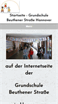Mobile Screenshot of grundschule-beuthenerstrasse.de